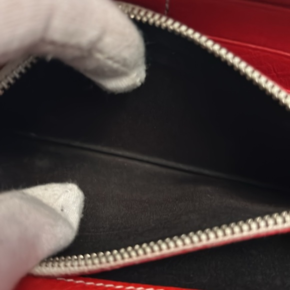 Balenciaga Bazaar striped leather long zip around wallet - Picture 15 of 17